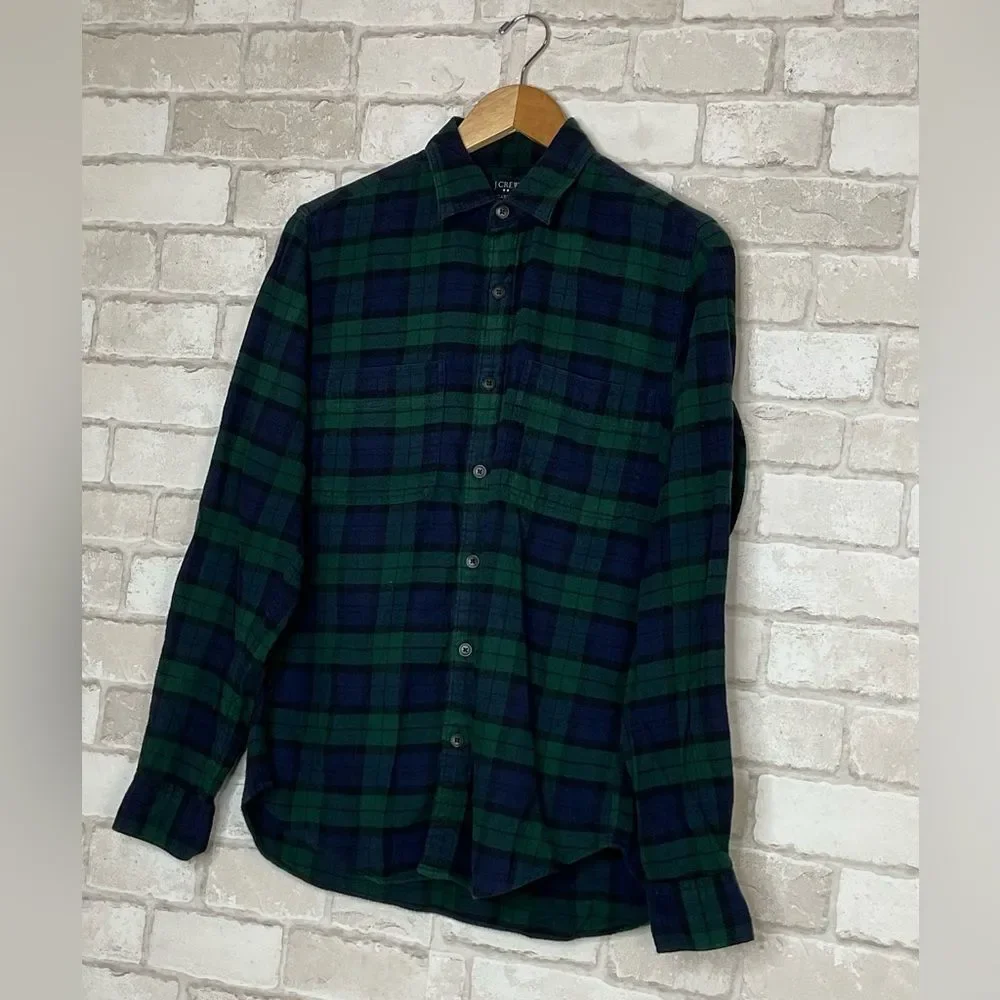 J. Crew Checkered Plaid Flannel Size S